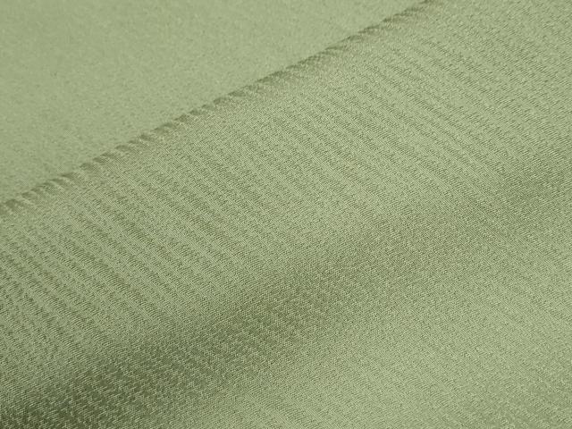 平和屋着物●上質な色無地 霞地紋 柳染色 正絹 逸品 未使用 CABM4526yc