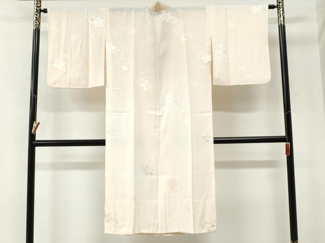 平和屋着物●長襦袢 無双仕立て 流水簪舞花地紋 暈し染め 正絹 逸品 CABM4538yc