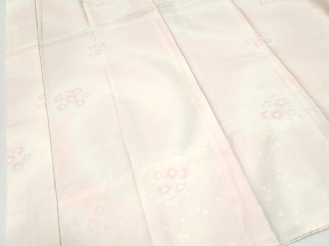 平和屋着物●長襦袢 無双仕立て 舞花文 暈し染め 正絹 逸品 未使用 CABM4539yc