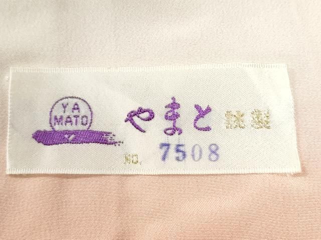 平和屋着物●中国三大刺繍 スワトウ刺繍 総刺繍 訪問着 流水扇面牡丹花文 暈し染め 金彩 やまと誂製 正絹 逸品 未使用 CABM4593yc
