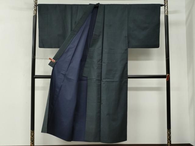 平和屋着物●男性 本場大島紬 アンサンブル 一元絣 羽裏:龍 正絹 逸品 CABM4618yc