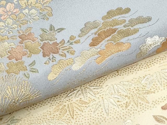 平和屋着物●豪華色留袖 作家物 駒刺繍 霞文鳳凰草花文 暈し染め 金彩 正絹 逸品 CABM4620yc