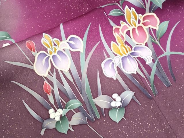 平和屋着物●豪華振袖 文箱万寿菊牡丹花文 暈し染め 金彩 正絹 逸品 CABM4629yc