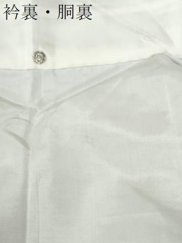 平和屋着物●上質な紬 霞文 正絹 逸品 CABM4646yc