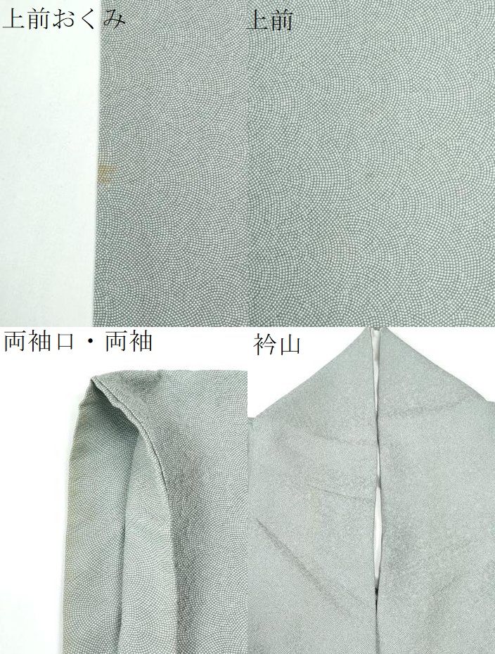 平和屋着物●江戸小紋 作家物 鮫小紋柄 正絹 逸品 CABM4712yc