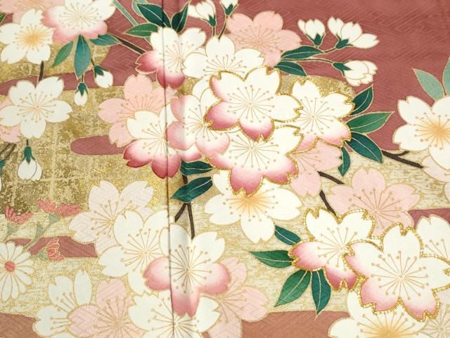 平和屋着物●豪華振袖・長襦袢セット 駒刺繍 霞枝花文 暈し染め 金彩 やまと誂製 正絹 逸品 CABM4721yc