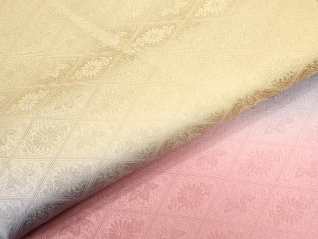 平和屋着物●訪問着 作家物 枝垂れ花文 暈し染め 金彩 正絹 逸品 未使用 CABM4733yc