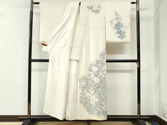 平和屋着物●訪問着 刺繍 牡丹花文 正絹 逸品 CABM4735yc