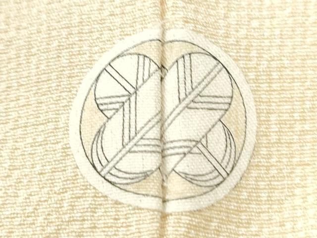 平和屋着物●庭野三樹夫 江戸小紋 角通し 正絹 逸品 CABM4758yc