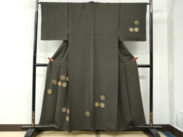平和屋着物●訪問着 刺繍 雪輪吉祥文 金彩 正絹 逸品 未使用 CABM4762yc