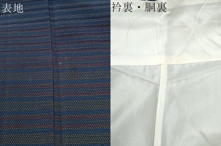 平和屋着物●白鷹お召 訪問着 間道 正絹 逸品 CABM4770yc