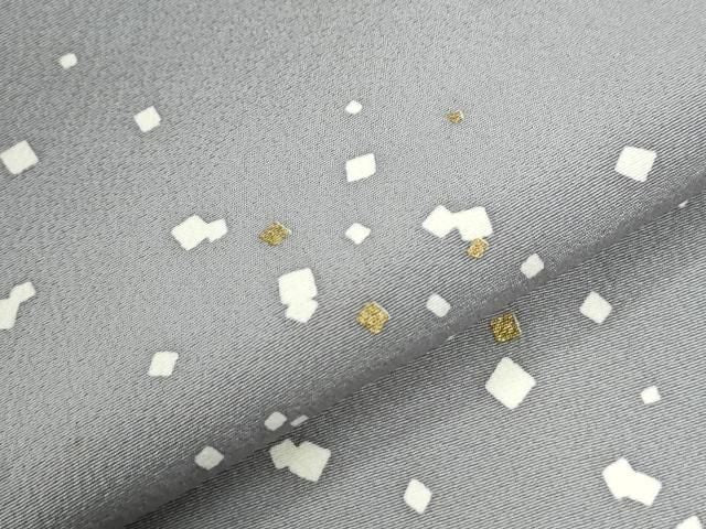 平和屋着物●上質な小紋 箔散らし 金彩 正絹 逸品 CABM4777yc