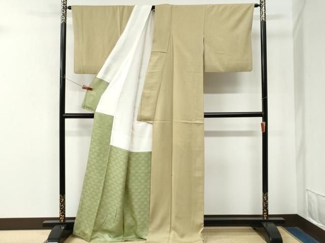 平和屋着物●江戸小紋 鮫小紋柄 正絹 逸品 CABM4779yc
