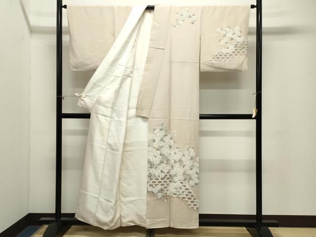 平和屋着物●訪問着 籬花文 暈し染め 正絹 逸品 未使用 CABM4904gh