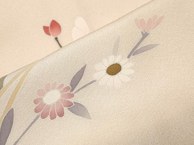 平和屋着物●訪問着 友禅 作家物 枝花文 暈し染め 正絹 逸品 CABM4926gh