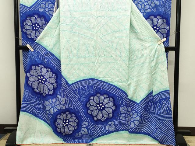 平和屋着物●豪華振袖 総絞り 籬花文 正絹 逸品 CABM4935gh