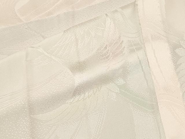 平和屋着物●振袖用長襦袢 無双仕立て 飛鶴地紋 暈し染め 正絹 逸品 CABM4945gh
