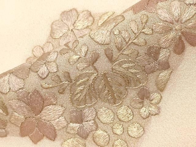 平和屋着物●訪問着 総刺繍 鳳凰菱花文 金糸 正絹 逸品 未使用 CABM4980gh