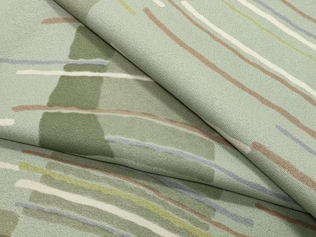平和屋着物●上質な小紋 抽象文様 正絹 逸品 CABM4981gh