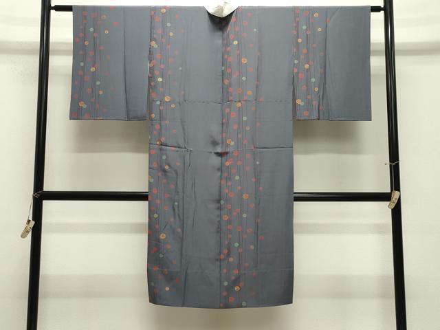 平和屋着物●長襦袢 無双仕立て 毬花文 金彩 正絹 逸品 CABM4996gh