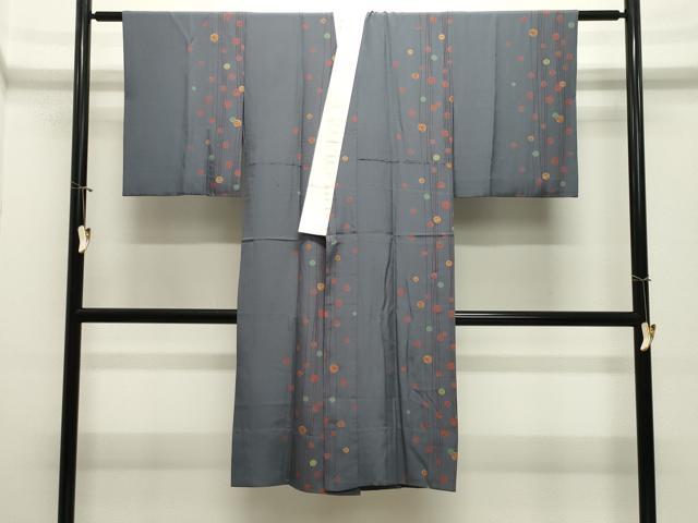 平和屋着物●長襦袢 無双仕立て 毬花文 金彩 正絹 逸品 CABM4996gh