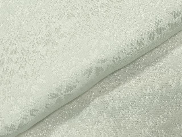 平和屋着物●長襦袢 無双仕立て 斜線舞桜地紋 暈し染め 正絹 逸品 CABM5014gh