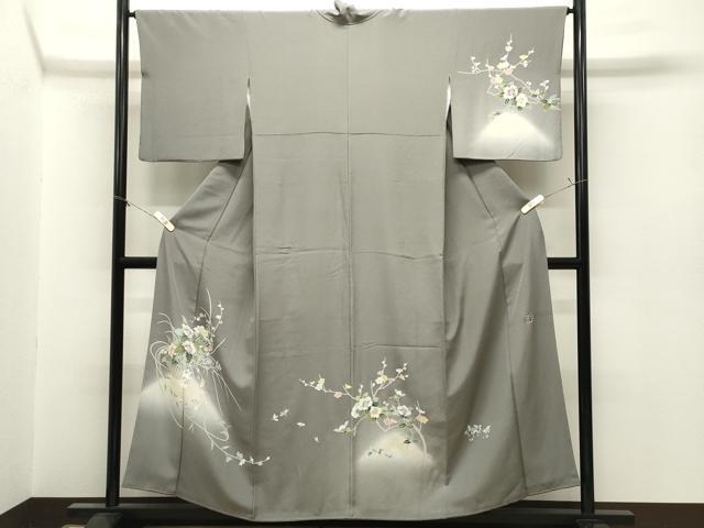 平和屋着物●訪問着 友禅 作家物 花籠文 暈し染め 正絹 逸品 CABM5017gh