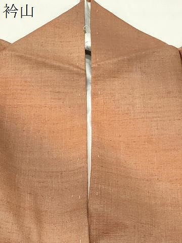 平和屋着物●菅原工房 菅原結作 漢方染紬 斜線文 上代28万 反端付き 正絹 逸品 CABM5025gh