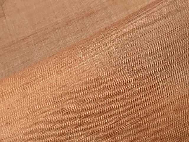 平和屋着物●菅原工房 菅原結作 漢方染紬 斜線文 上代28万 反端付き 正絹 逸品 CABM5025gh
