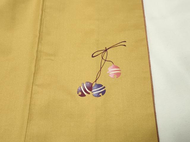 平和屋着物●菅原工房 菅原結作 漢方染紬 斜線文 上代28万 反端付き 正絹 逸品 CABM5025gh