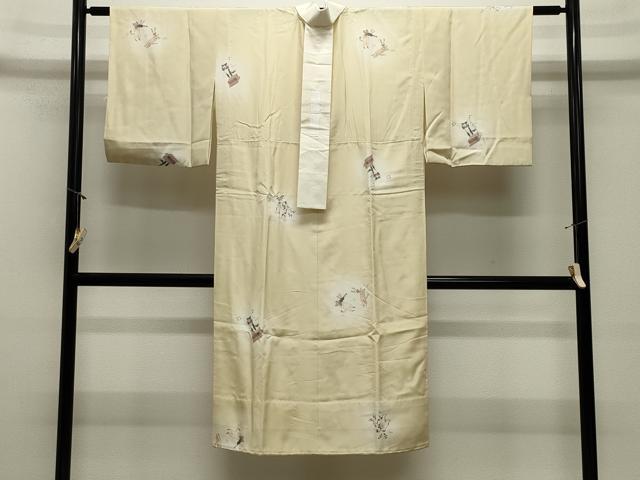 平和屋着物●長襦袢 無双仕立て 猫 蛍暈し 伊勢丹扱い 正絹 逸品 CABM5038gh