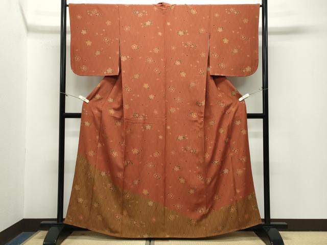平和屋着物●訪問着 立涌舞桜文 金彩 正絹 逸品 CABM5078gh