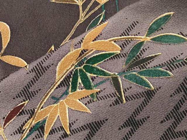 平和屋着物●訪問着 枝花文 暈し染め 金彩 正絹 逸品 CABM5094gh