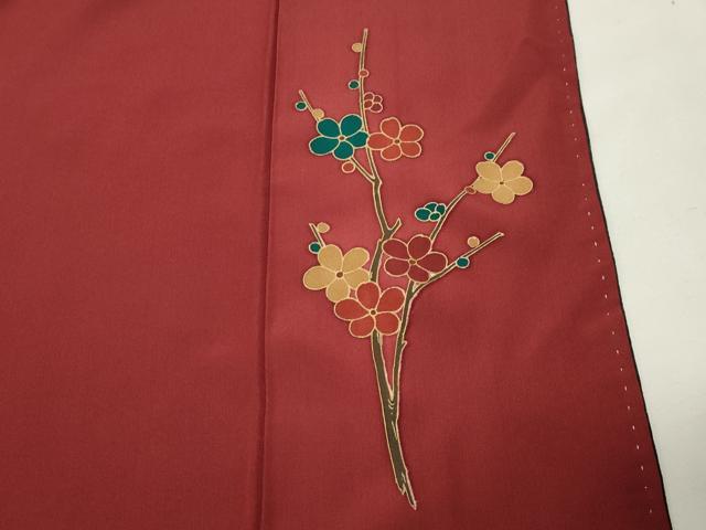 平和屋着物●訪問着 枝花文 暈し染め 金彩 正絹 逸品 CABM5094gh