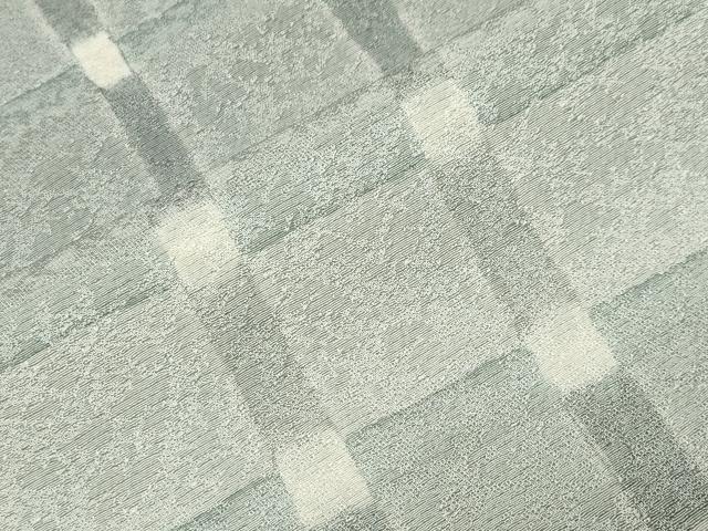 平和屋着物●上質な小紋 格子柄 正絹 逸品 CABM5117gh
