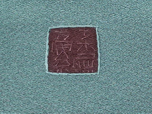 平和屋着物●中国三大刺繍 蘇州刺繍 総刺繍 訪問着 花唐草文 金糸 正絹 逸品 CABM5118gh