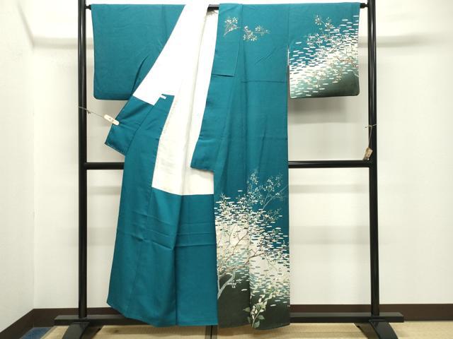 平和屋着物●訪問着 草木文 暈し染め 金彩 正絹 逸品 CABM5123gh