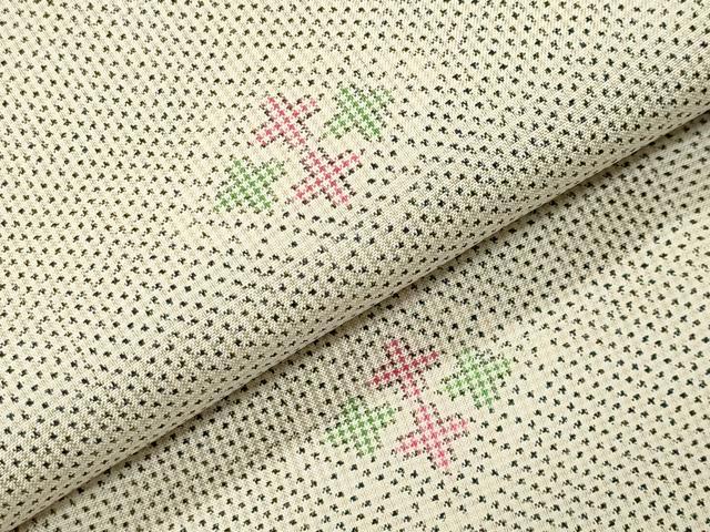平和屋着物●本場大島紬 白大島 7マルキ 菱吉祥文 正絹 逸品 CABM5133gh
