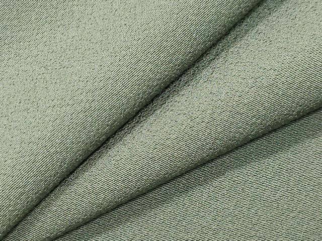 平和屋着物●上質な色無地 青白橡色 正絹 逸品 CABM5135gh