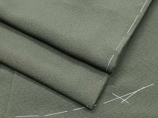 平和屋着物●上質な色無地 藍媚茶色 正絹 逸品 未使用 CABM5138gh