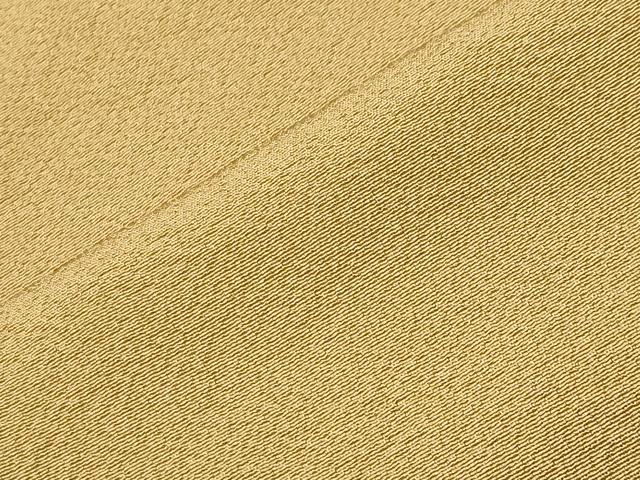 平和屋着物●上質な色無地 玉蜀黍色 正絹 逸品 CABM5156gh