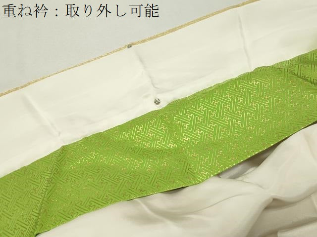 平和屋着物●訪問着 作家物 鷺花文 ますいわ屋扱い 正絹 逸品 CABM5164gh