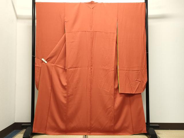 平和屋着物●豪華振袖 色無地 黄櫨染色 正絹 逸品 CABM5174gh
