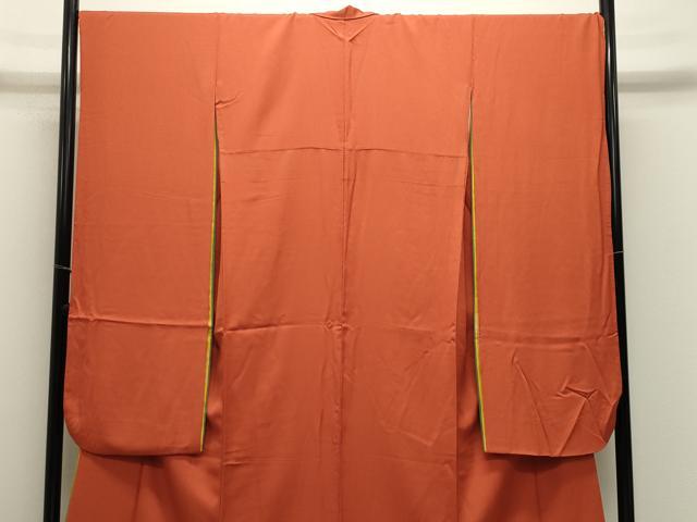 平和屋着物●豪華振袖 色無地 黄櫨染色 正絹 逸品 CABM5174gh