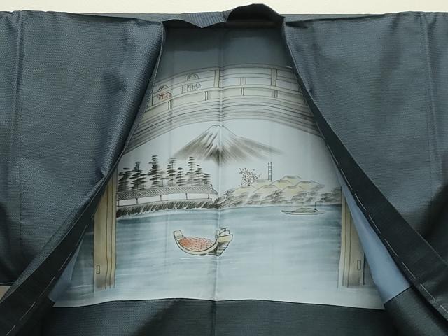 平和屋着物●男性 本場大島紬 アンサンブル 100亀甲 総詰め 正絹 逸品 未使用 CABM5182gh