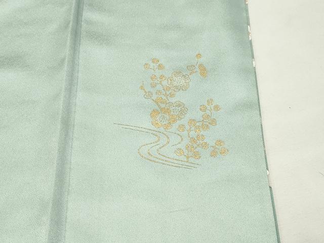 平和屋着物●訪問着 片輪車花文 暈し染め 金彩 正絹 逸品 CABM5192gh
