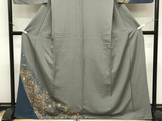 平和屋着物●訪問着 更紗花唐草文 ロング丈 正絹 逸品 CABM5194gh