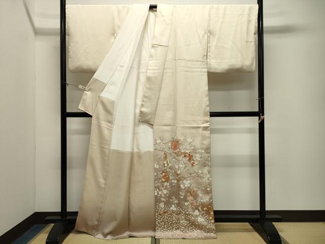 平和屋着物●豪華色留袖 駒刺繍 誰が袖 金彩 正絹 逸品 CABM5218gh