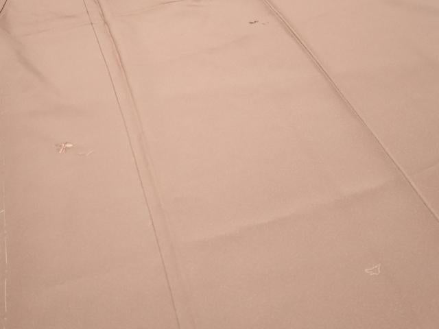 平和屋着物●上質な小紋 総刺繍 こぼれ松葉花文 正絹 逸品 未使用 CABM5224gh