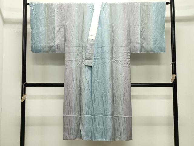 平和屋着物●長襦袢 無双仕立て 霞地紋 暈し染め 正絹 逸品 CABM5233gh